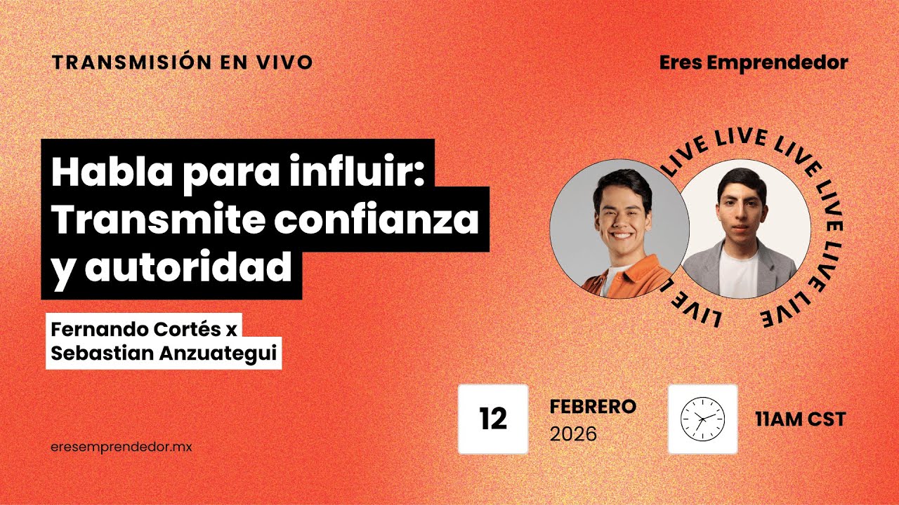 Habla para influir: Transmite confianza y autoridad en público