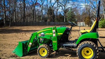 John Deere 2305 Removing and re-attaching the 54" Mower Deck