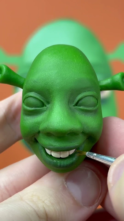 SHREK   TENGE 0 - 10? 💚 #dance #music #challenge #africa #humour #clay #tengetenge #art #viral #diy