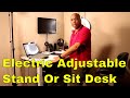 Adjustable Sit or Stand Motorize Workstation Table Adjustable Sit or Stand Motorize Workstation Table