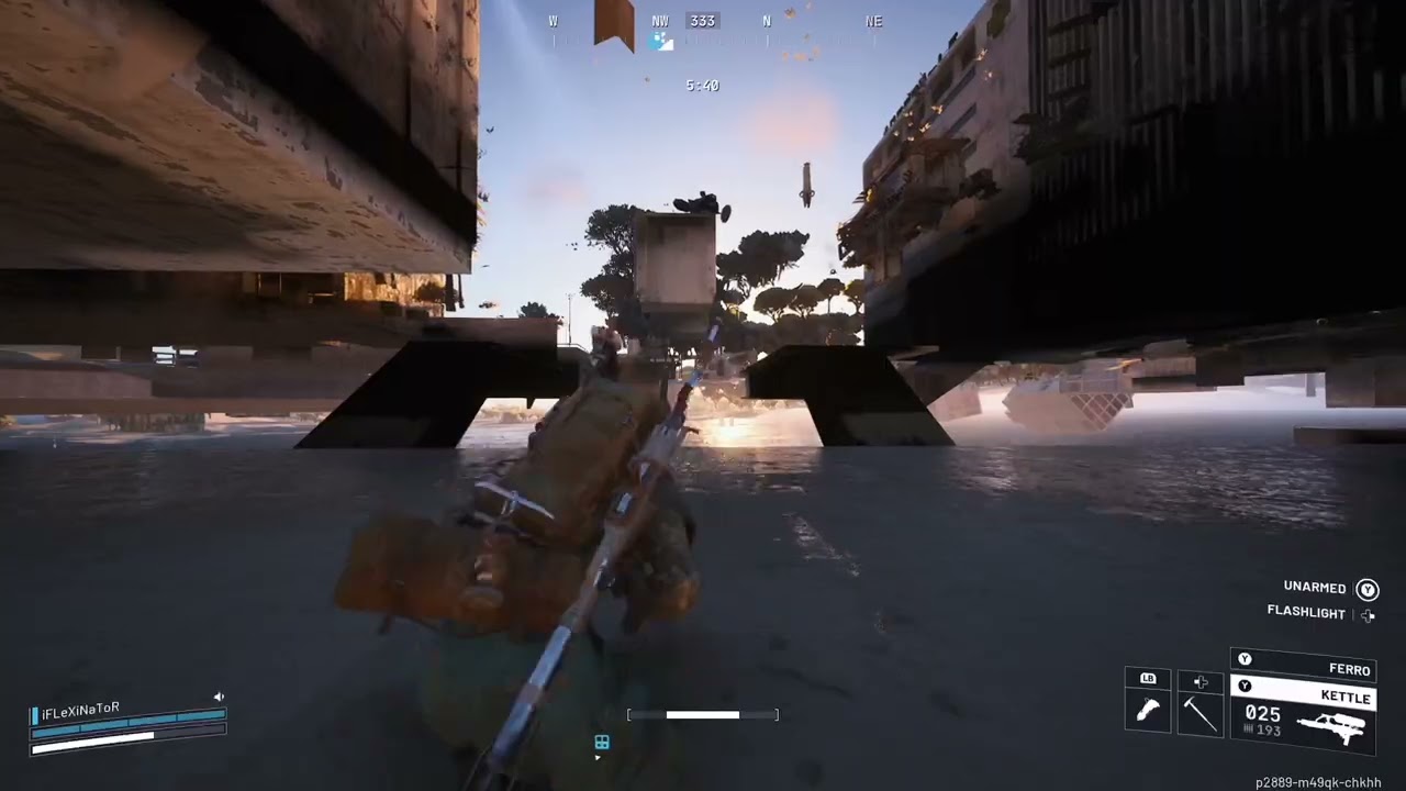 Buried City Northern Station Glitch (I was out the map).