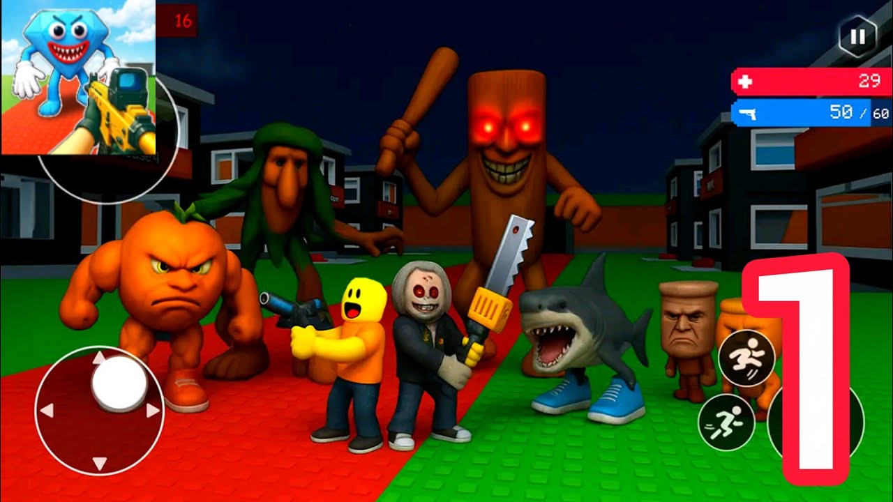 Прохождение игры Monster Shooter Survival FPS | Напряженный экшен и битвы с боссами. Часть 1