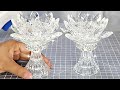 DIY Room Decor DIY Room Decorating Ideas Acessories DIY Crystal Lotus Flower Candle Holder