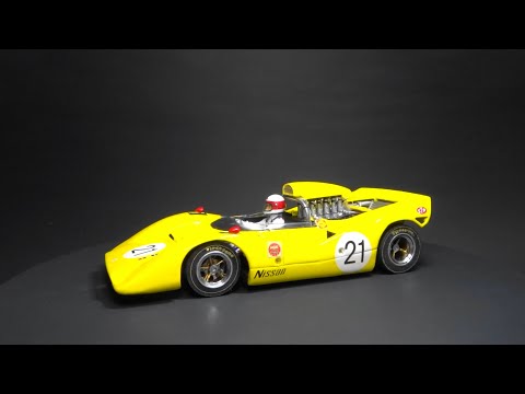Built Plastic Model NISSAN R382 1/24 Slot Car スロットカー - YouTube