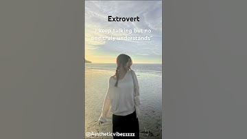 Introvert, extrovert and Ambivert.. #aesthethic #trending #viral #fypシ゚