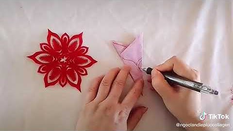 Hướng dẫn cắt giấy kirigami năm 2024