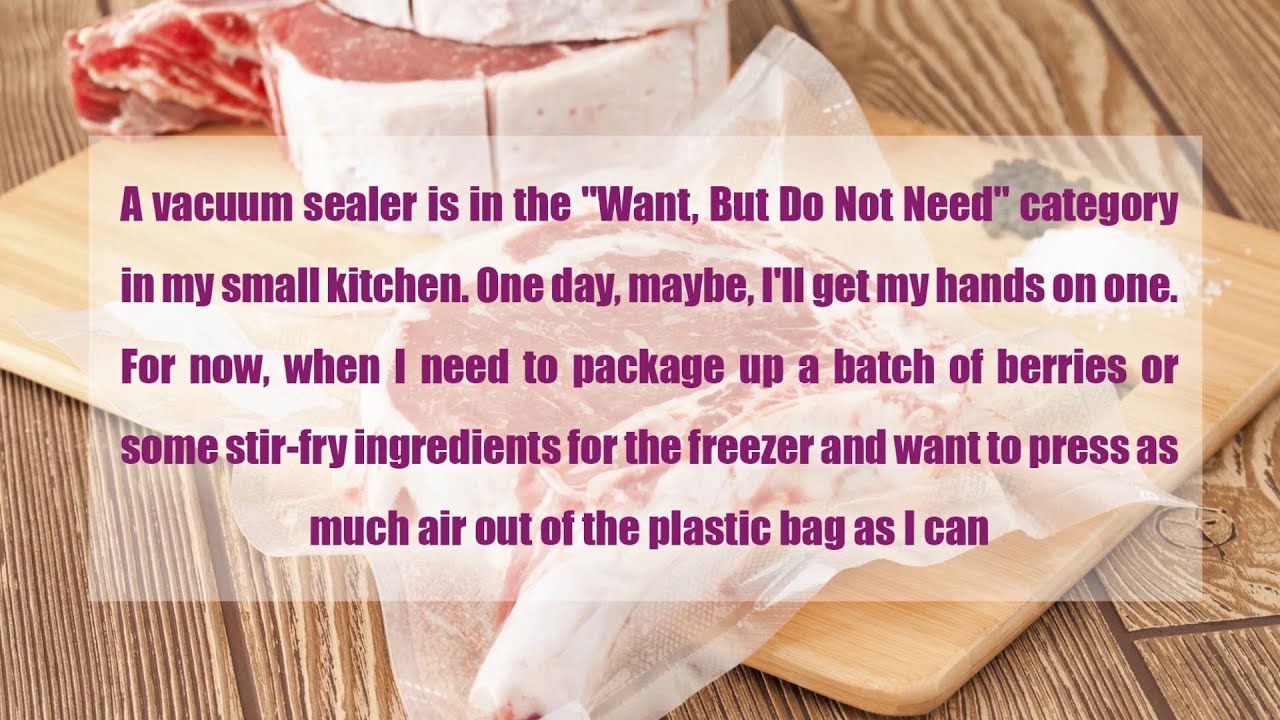 How to Vacuum Seal Your Food YouTube