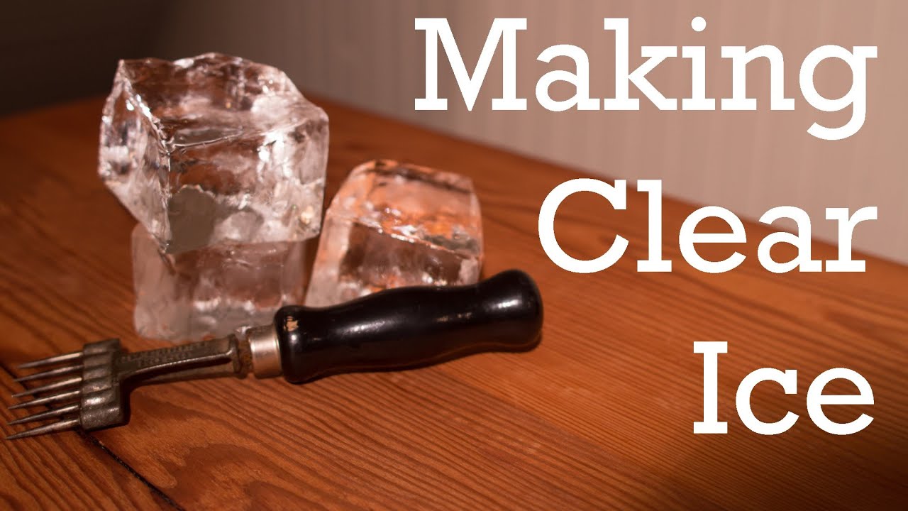 Dang Near Perfectly Clear Cocktail Ice Cubes Recipe