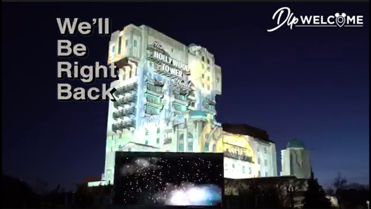 Hollywood Tower Hotel Projection Show But It Is Memed