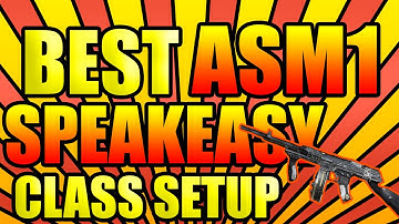 BEST "Speakeasy" ASM1 Elite "Class Setup" | DNA Advanced Warfare