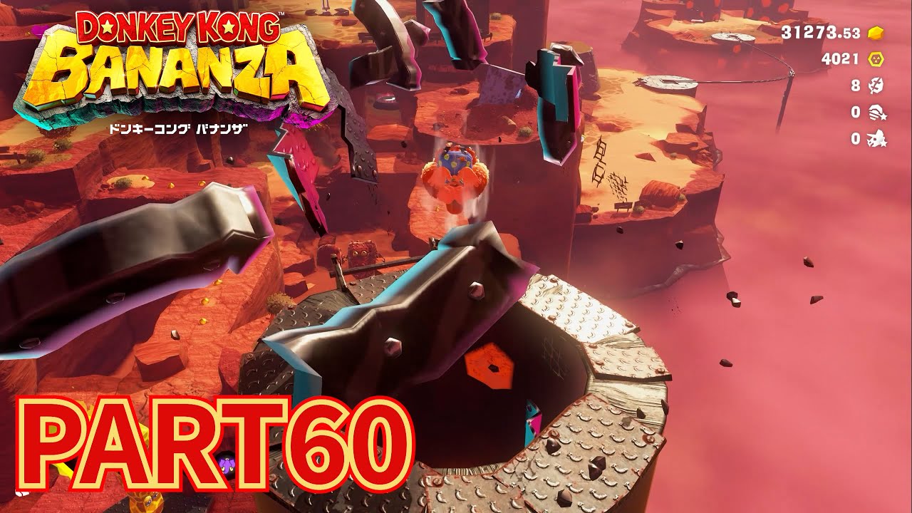 ポリーンと一緒に全部ブチ壊せ！！【ドンキーコング バナンザ実況part60】