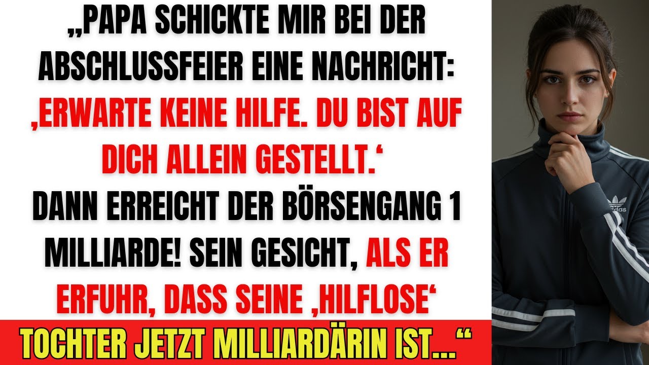 Papa sagt: ‚Erwarte keine Hilfe‘ – Doch dann erreicht mein IPO 1 Milliarde Dollar!