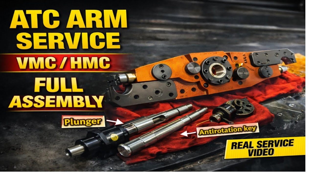 VMC & HMC ATC Arm Service | Complete Dismantle & Assembly | CNC Machine Maintenance