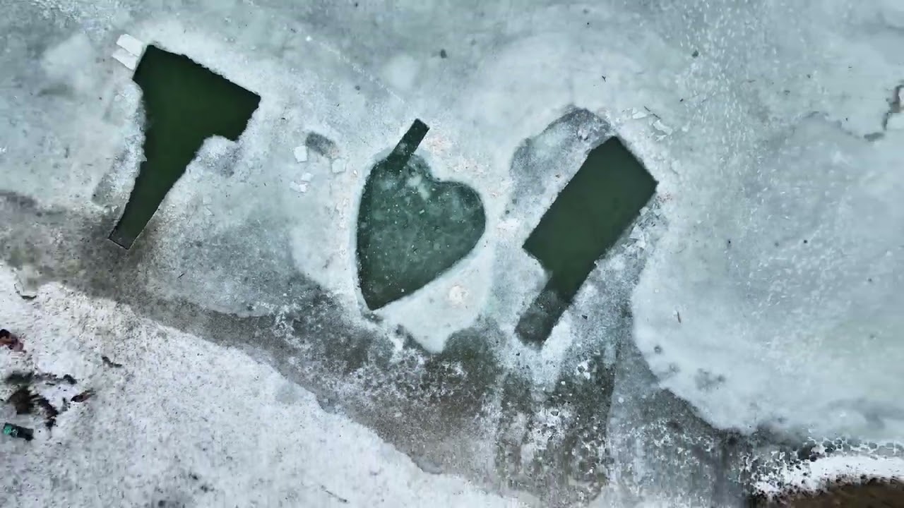 Glinianki w Zielonce zimą z lotu ptaka