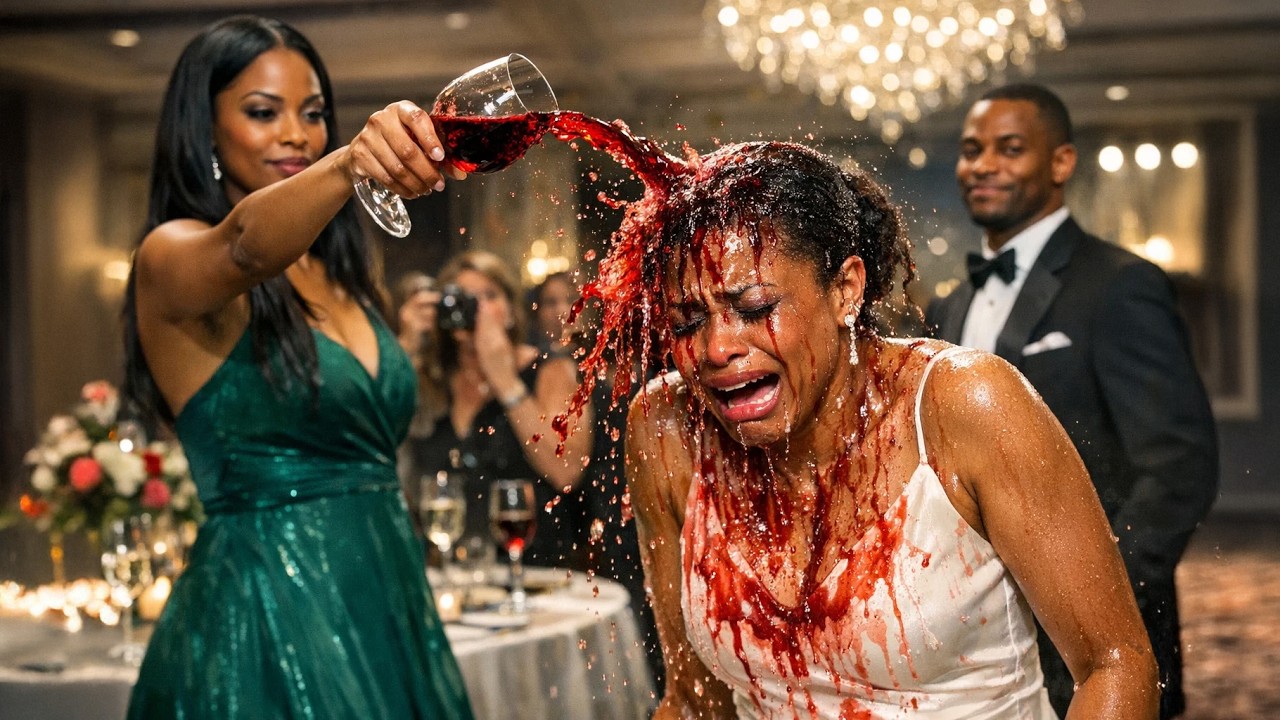 His Mistress Poured Wine on Her Dress - Not Knowing the Bank Alert Had Frozen His Accounts on Stage