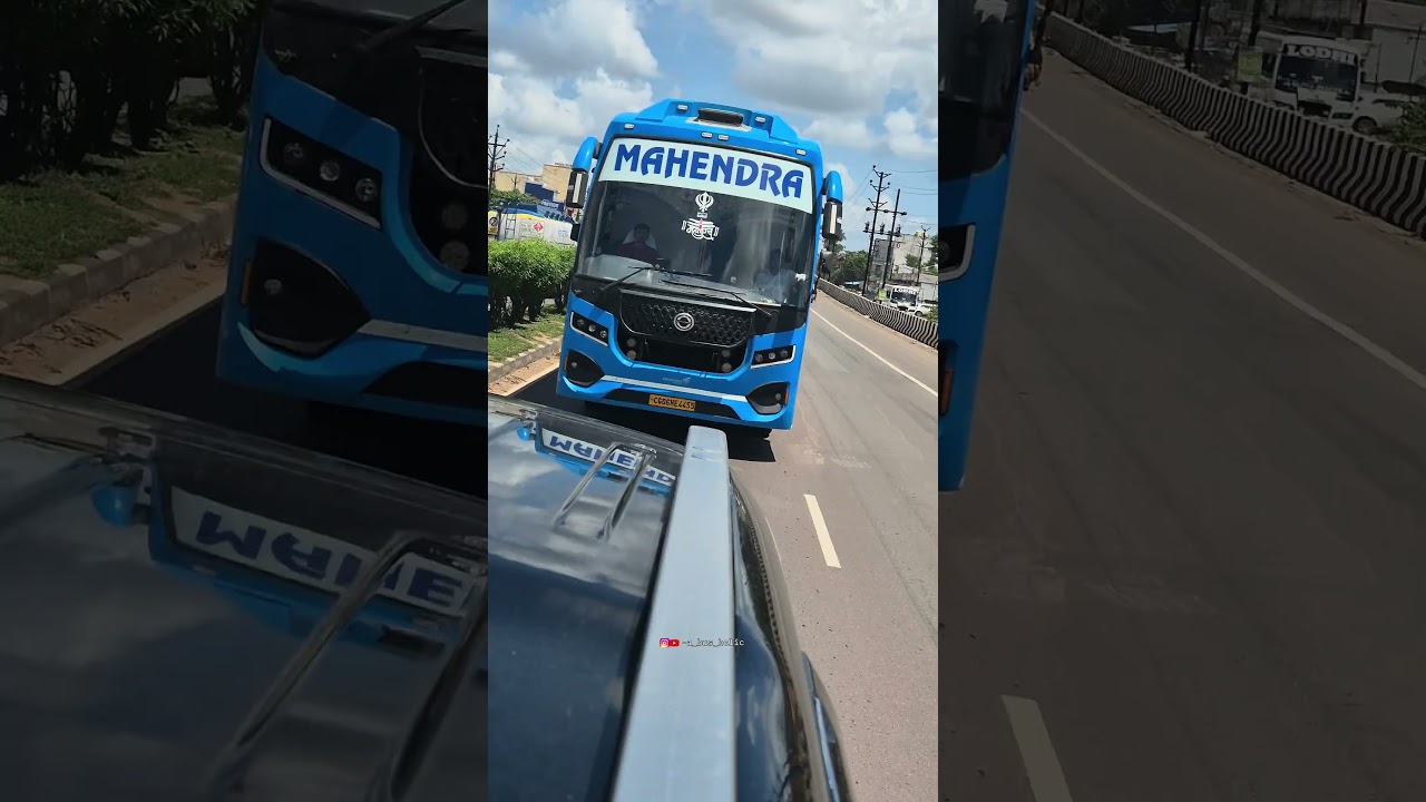 MAHENDRA TRAVELS GOING FOR BHARATBENZ SHOWROOM FOR THEIR SCHEDULED SERVICE.