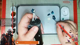 Painting Stream | Mostly Quiet not feeling well | Tyranid Spore pods