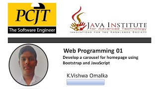 Web Project Task 07 | 1st Year | Semester 01 | Java Institute