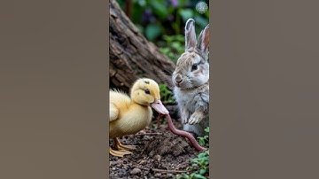 Bunny Saves Duckling from Crocodile | Animated Story | Moral Story | Faiza Kids  #Story #shorts