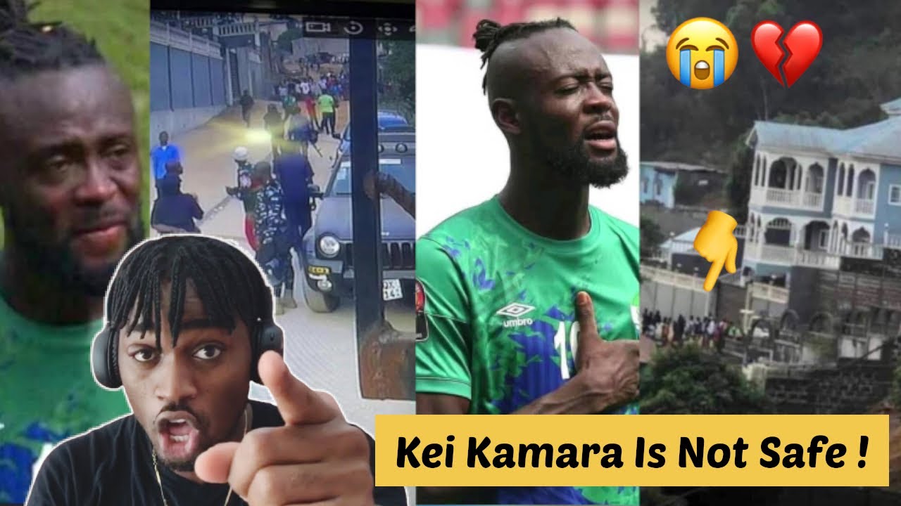Breaking News Sierra Leone Police Currently At Kei Kamara (Penalty Miss)House To Stop Angry Fans