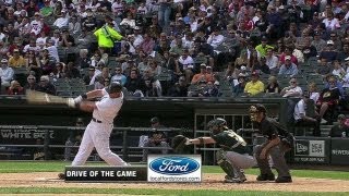 OAK@CWS: Dunn smashes solo homer to tie it