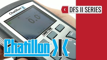 Chatillon DFS2 - Advanced Force Gauge (product video presentation)