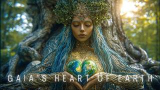Healing the Heart Chakra – Awaken Gaia's Love & Achieve Emotional Balance💕Meditation Music for Peace