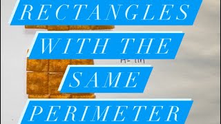 Famous Finding Rectangles with the Same Perimeter and Different Areas Net Worth