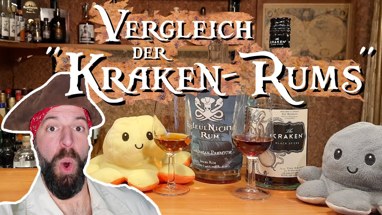 Rum mit Kraken im Vergleich: Kraken Black Spiced vs. HeulNicht Rum