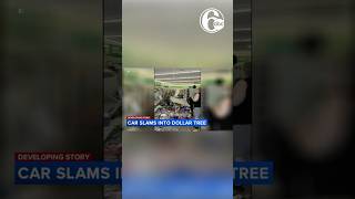 2 customers, driver injured after car crashes into Dollar Tree store
