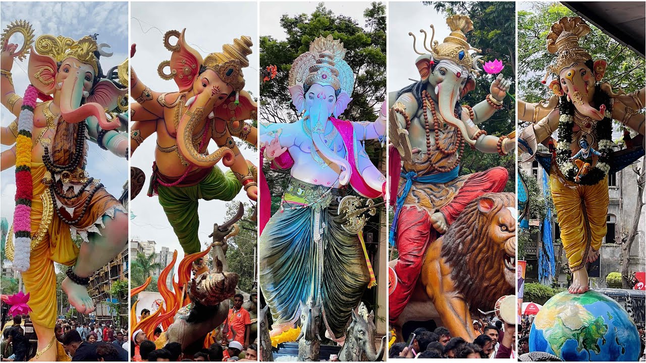 Mumbai Biggest Ganpati Maha Aagman Sohala 2025 | NEVER SEEN BEFORE😱❤️| Ganpati Aagman Sohala 2025