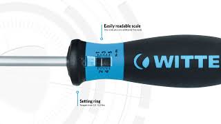 Witte Tools Pro Bitdrive Torque With Bit Holder 14 En