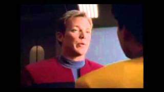 Emotional Tom Paris and Harry Kim scene