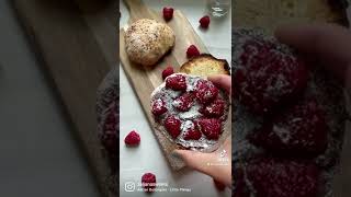 Raspberry Almond Cocoa Toast