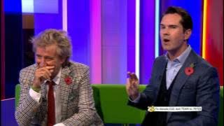 Rod Stewart & Jimmy Carr Dwarf joke Interview [ Subtitled ]