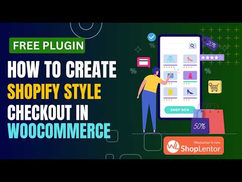 Shopify Style Checkout in WooCommerce 🔥 (FREE Plugin) | ShopLentor Tutorial