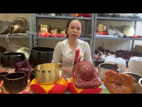 Video Bộ chuông mõ Đài Loan 8inch màu vàng cao cấp - youtube