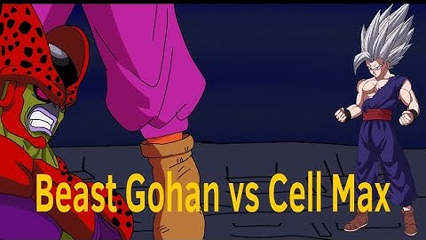 Dragon Ball Super:Super hero Beast Gohan vs Cell max fan animation