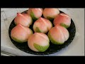 LÀM BÁNH BAO ĐÀO TIÊN 🍑🍑 | Peach Dumplings🍑