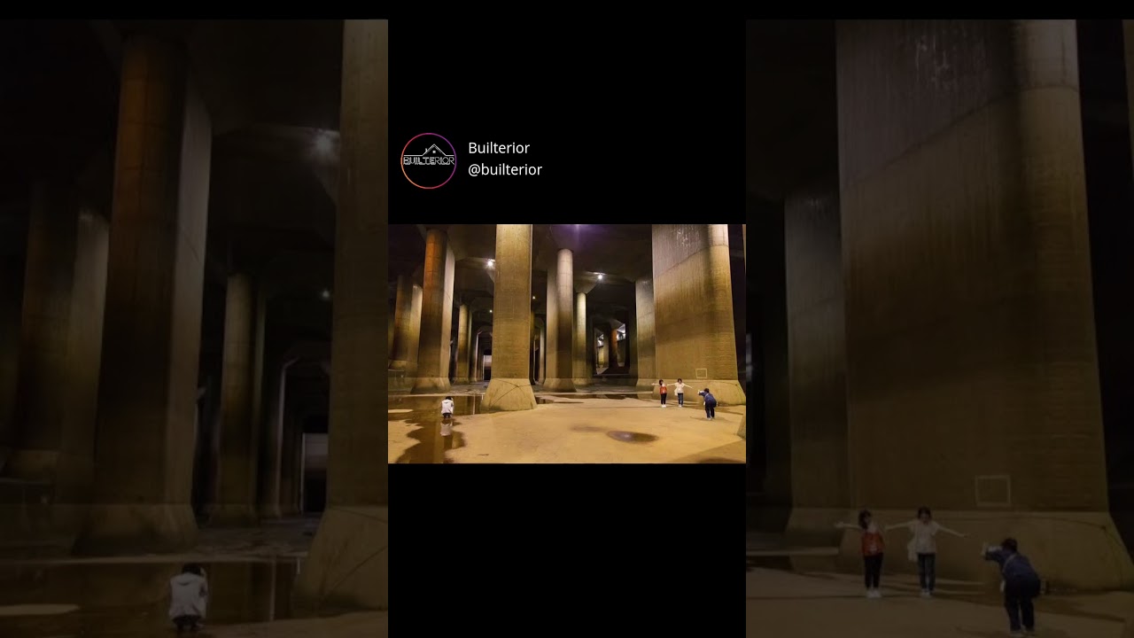 Tokyo, Underground Flood Control System.