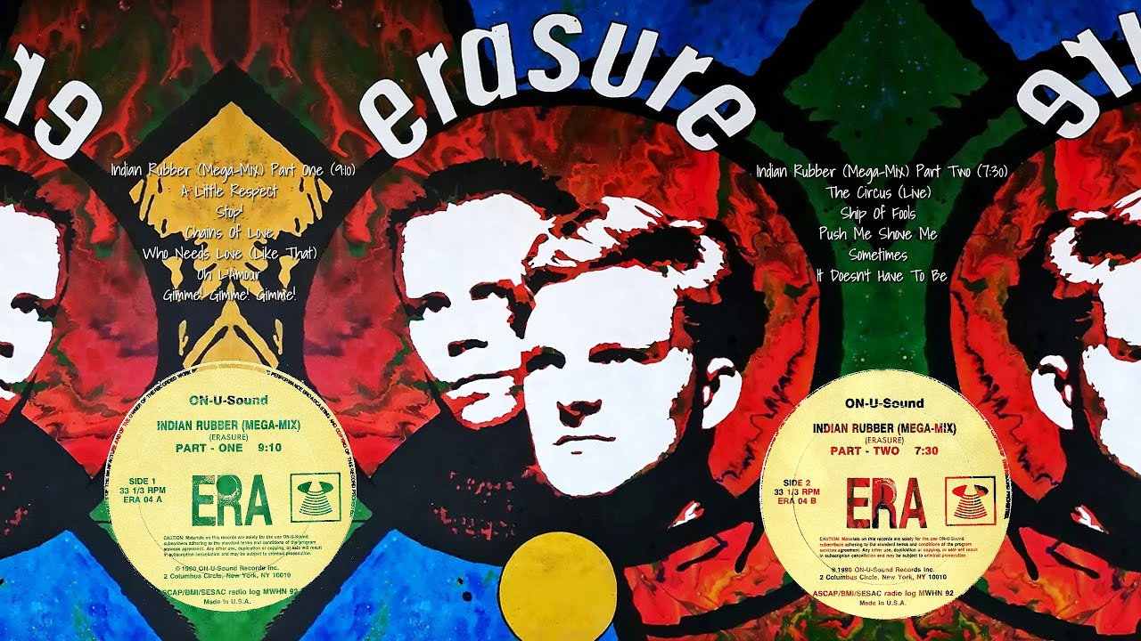 ERASURE ☆🎪🤹🐘☆ Indian Rubber Mega-Mix (Parts 1 & 2) Non-Stop