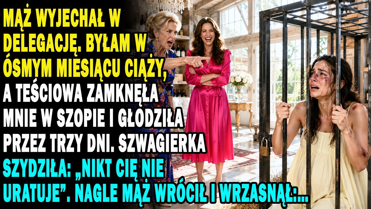 Mąż wyjeżdżał na tydzień do Londynu. Teściowa i szwagierka całowały mnie po rękach, zapewniały, że będą się mną opiekować jak kryształowym wazonem. Dziesięć minut po tym, jak taksówka zniknęła za...