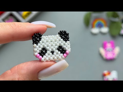 How to make a beaded panda (RAW)