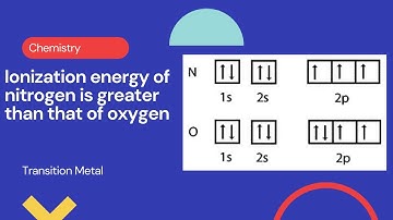 Why Ionization of nitrogen is greater than oxygen ?
