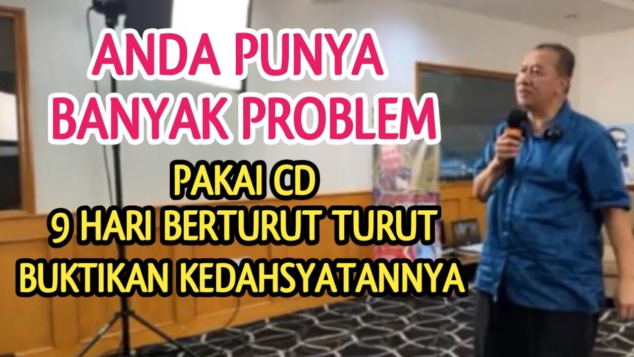 KEDAHSYATAN CD DIPAKAI 9 HARI  BERTURUT TURUT UNTUK MENGATASI PROBLEM KEHIDUPAN