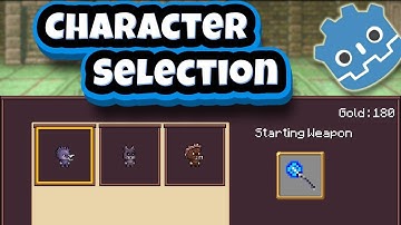 Character Selection Tutorial - Godot 4