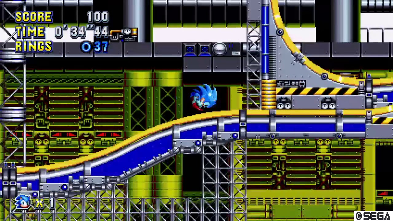 Sonic Mania Chemical Plant Zone Act 1 Speedrun (04335) YouTube
