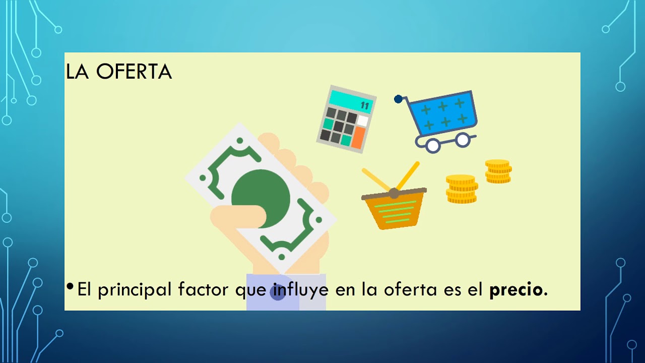 FACTORES QUE INFLUYEN EN LA OFERTA YouTube