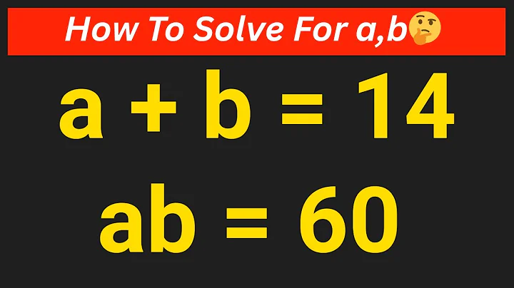 Math Olympiad | A Nice Algebra Problem | How To Solve For x,y In This Problem