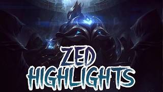 ZED HIGHLIGHTS: PEAK MOUZED TEZTING & ADC MID! QUINN DIZRESPECT DOWN THE RAT HOLE!